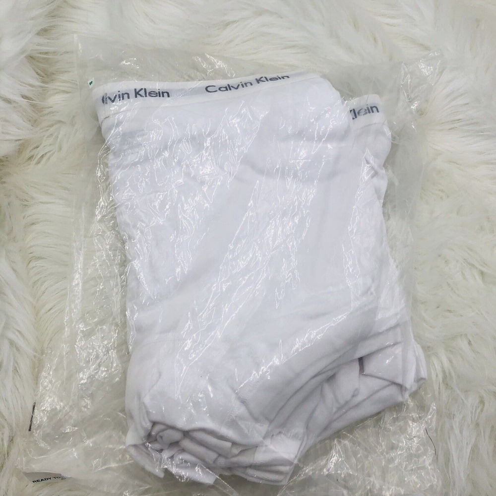 Calvin Klein Men White Cotton Stretch Boxer Briefs 7 Piece Multipack Size XL NWT